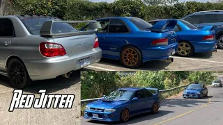 Rolling with my Subaru STI Buddies