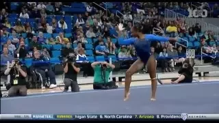 Hallie Mossett (UCLA) 2016 Floor vs Alabama 9.95