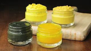 4 TURMERIC FACE MASKS  - clear, brighten skin and get rid of suntan from face and body