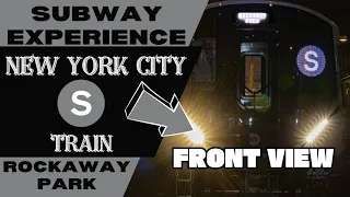 New York City Subway S Train (to Rockaway Park) Front View