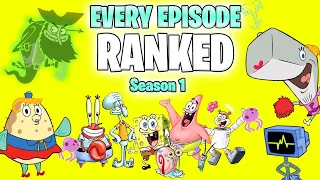 ALL SEASON 1 EPISODES OF SPONGEBOB RANKED 🔥🧽🔥 ||  ZaZaTiers🍃 XL