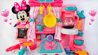 55 Minutes Satisfying with Unboxing Disney Minnie Mouse Kitchen Play Cooking Set | ASMR