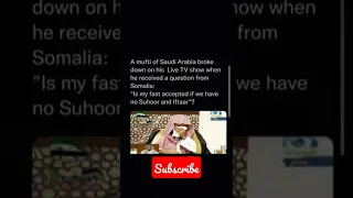 Mufti of Saudi Arabia crying 😭😢 in live TV ||#viralshorts #viralislamicvideo #viralshorts