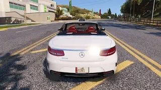 GTA V REDUX ✪ M.V.G.A. - MERCEDES-BENZ S63 AMG CABRIOLET - Test Drive - 1080p60FPS