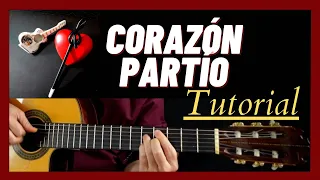 🎸 TUTORIAL en Guitarra  CORAZÓN PARTÍO 💔 Alejandro Sanz ¡Cómo tocar? 🎵 Acordes, ritmos, letra