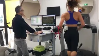 VO2max test with COSMED Quark CPET at CMTS 2A (France)