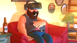 КЛЕВЕР В ВИРТУАЛЬНОЙ РЕАЛЬНОСТИ 🍀 ПАРЕНЬ САМОУБИЙЦА 🍀 Suicide Guy VR