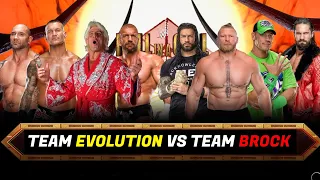 Team EVOLUTION Vs Roman Reigns John Cena Brock Lesnar & Seth Rollins WWE 2K22