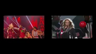 Side-by-side: Your Disco Needs You by Kylie Minogue