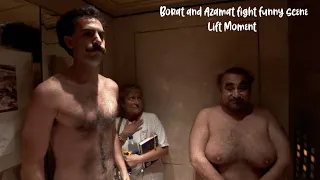 *NEW* BORAT AND AZAMAT FIGHT SCENE | LIFT MOMENT | FUNNY SCENE | SACHA BARON COHEN