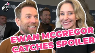 Ewan McGregor Narrowly Avoids Spoiler! Obi-Wan Kenobi Cast Interviews! #StarWarsCelebration