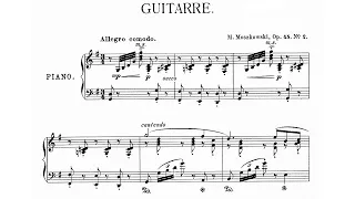 Moritz Moszkowski: Guitarre Op. 45 No. 2 - Hans Kann, 1968 - MHS 1862