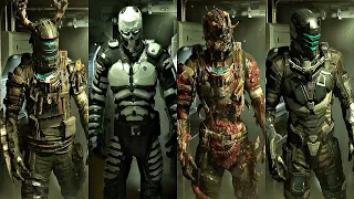 Dead Space Remake - All Costumes Showcase (4K 60FPS)