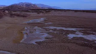 Drone footage in Death Valley California in 4K UHD