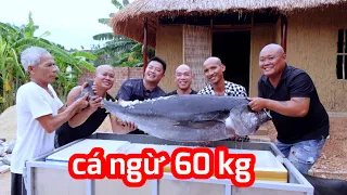 Cá Ngừ 60kg Ăn Gỏi Đải Sapa tv Thắm Tình Anh Em | Son Duoc Vlog