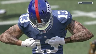 Madden 17 Gameplay! Odell Beckham Jr GOES OFF AGAINST Josh Norman! TRASH TALKING! | cookieboy17