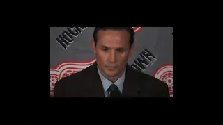 Steve Yzerman Retirement Press Conference