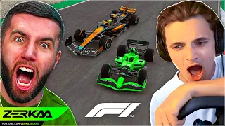 ZERKAA vs LANDO NORRIS (F1 23 My Team #9)