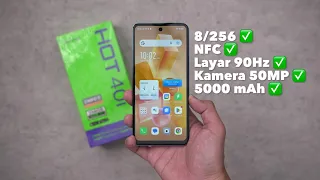 8/256GB Jadi Standar HP SEJUTAAN! Unboxing Infinix Hot 40i Resmi Indonesia