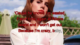 Lana Del Rey Off To The Races Karaoke