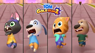 Talking Becca VS Talking Hank VS Talking Ginger VS Talking Ben - Talking Tom Gold Run 2 Gameplay