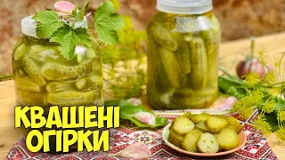 БАБУСИН РЕЦЕПТ! РОБЛЮ ТІЛЬКИ ТАК, ЯК БАБУСЯ РОБИЛА! КВАШЕНІ ОГІРКИ