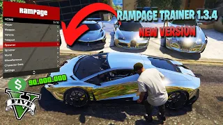 Como DESCARGAR e INSTALAR el MEJOR MOD MENU para GTA V en PC 2022 || Rampage Trainer 1.3.4