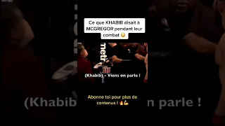 Les échanges entre Conor McGregor et Khabib Nurmagomedov durant leur combat lors de l’UFC 228…