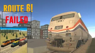 i failed route 6 in train and rail yard simulator