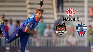 GT20 Canada Season 3 | Match - 5 Highlights | Brampton Wolves vs Toronto Nationals