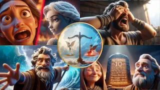 5 Histórias Bíblicas Narradas e Animadas | Animações feitas com IA