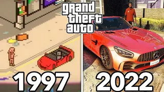 Evolution of GTA Grand Theft Auto Games 1997 - 2022 / gta 6 news gta 6 leaks gta 5 gta vi gta online