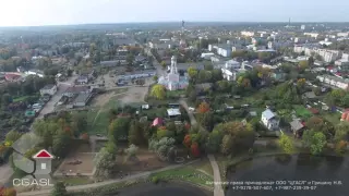 Аэросъемка города Валдай