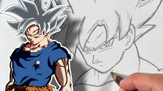 How to Draw Goku Ultra Instinct