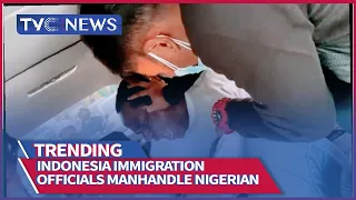 [WATCH] Indonesia Immigration Officials Manhandle Nigerian Diplomatic Agent In Jakarta