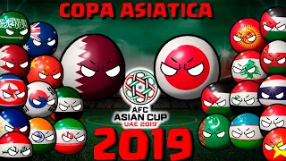 así fue la COPA ASIATICA DE  2019 | countryballs