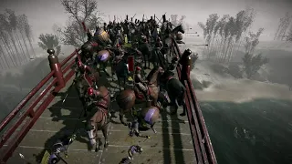 Total War: Shogun 2 - Batalla del puente de Ise - Clan Takeda VS Clan Oda - Batalla de clanes #77