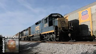 [7s][4k] An Afternoon by Howie, Railfanning the CSX Abbeville Sub, GA 11/24/2020