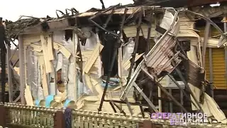В селе Толбухино вспыхнул большой деревянный дом