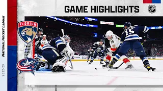 Panthers @ Blue Jackets 11/20 | NHL Highlights 2022