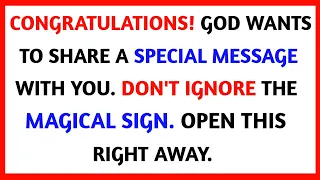 Congratulations! God wants to share a special message with you. #jesusmessage #godmessage