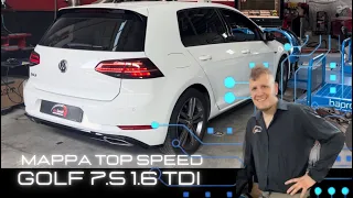 Golf 7.5 1.6 TDI - Mappa Top Speed