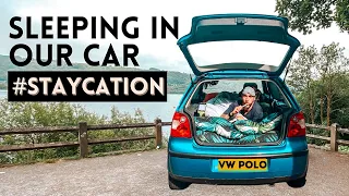 HOW TO SLEEP IN A TINY CAR | Stealth car camping in the UK