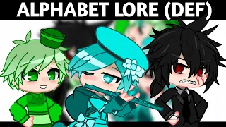 Gacha Club | Alphabet Lore (DEF) | ⚠️Warning: Blood & Violence