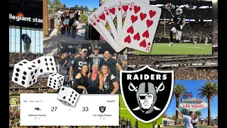 The Las Vegas Raiders Open Allegiant Stadium On September 13, 2021 and Win in OT. (GameDay Vlog)