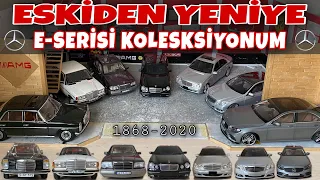 Dünden Bugüne E-Klasse 1:18 Diecast Koleksiyonum /YENİ NOREV W123 Mercedes-Benz From Past To Present