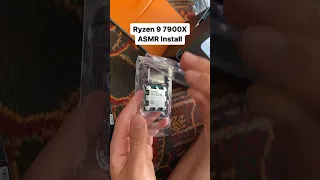 •Ryzen 9 7900X Unboxing & Install• #pcbuild #cpu #ryzen #am5