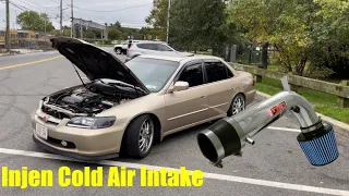 Injen cold air intake install !!! - Cg6 Accord Build Series (Ep.5)