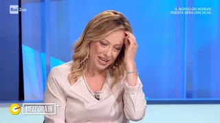 Giorgia Meloni a “Mezz’ora in più” su Rai 3 da Lucia Annunziata. Non perdetela!