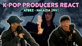 Musicians react & review ♡ ATEEZ - HALAZIA (MV)